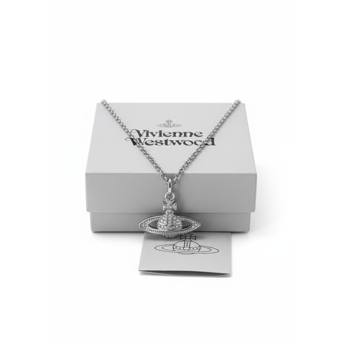 Vivienne Westwood Crystal Orb Pendant Necklace